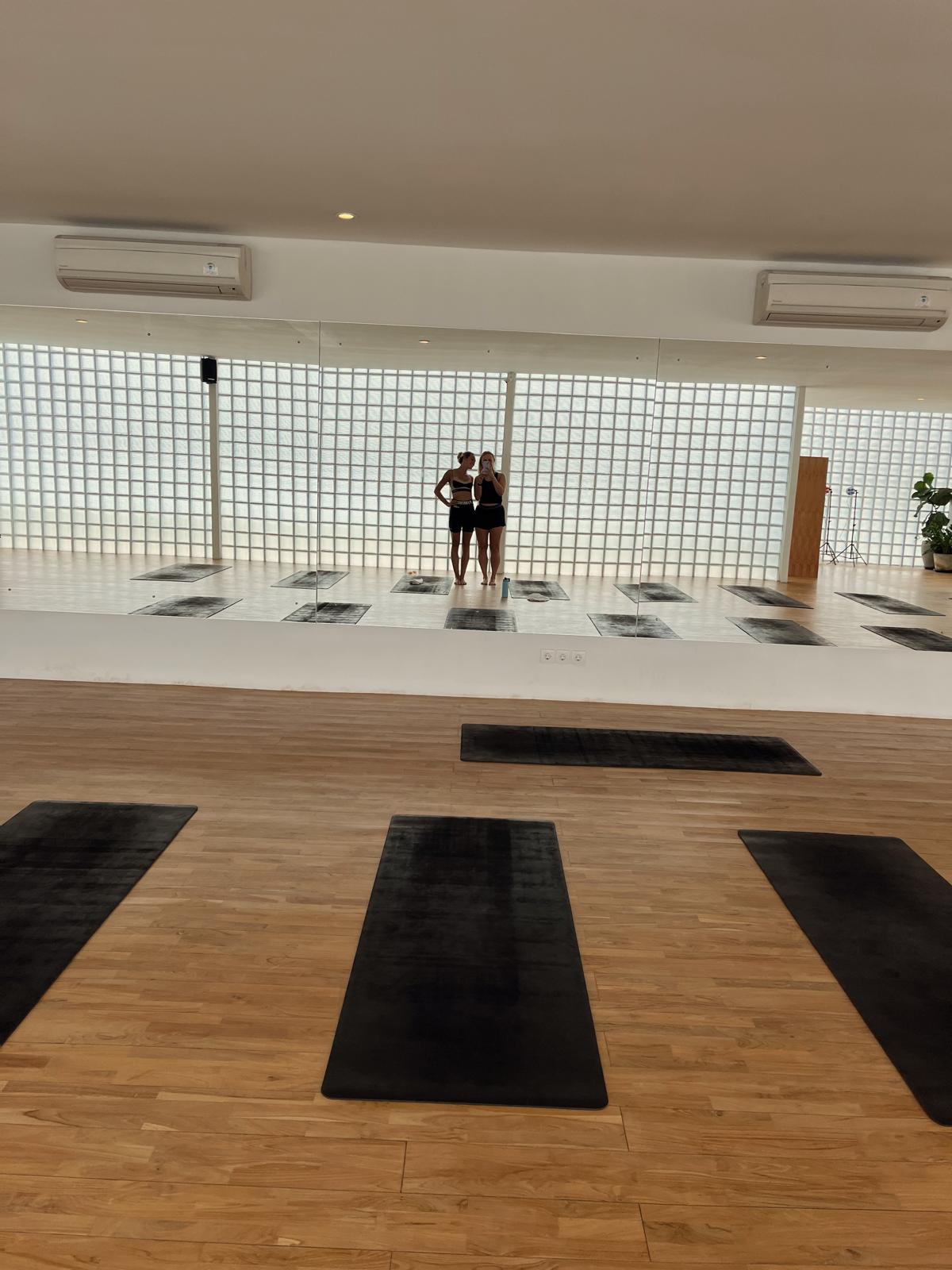 Mat Pilates equipment and studio setup